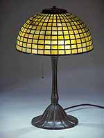 12" Geometric Tiffany lamp