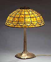 16"  Geometric tiffany lamp Gold dore'