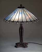 Straight panels Tiffany Lamp