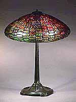 16" Geometric Tiffany desk lamp