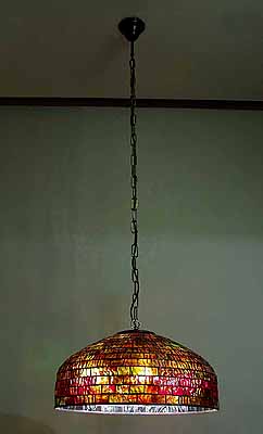 Tiffany geometric lamp